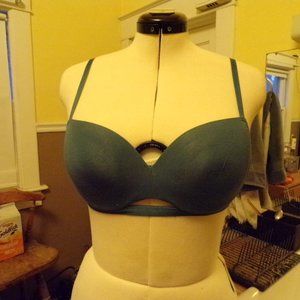 ThirdLove cotton t-shirt bra dark teal 36B1/2